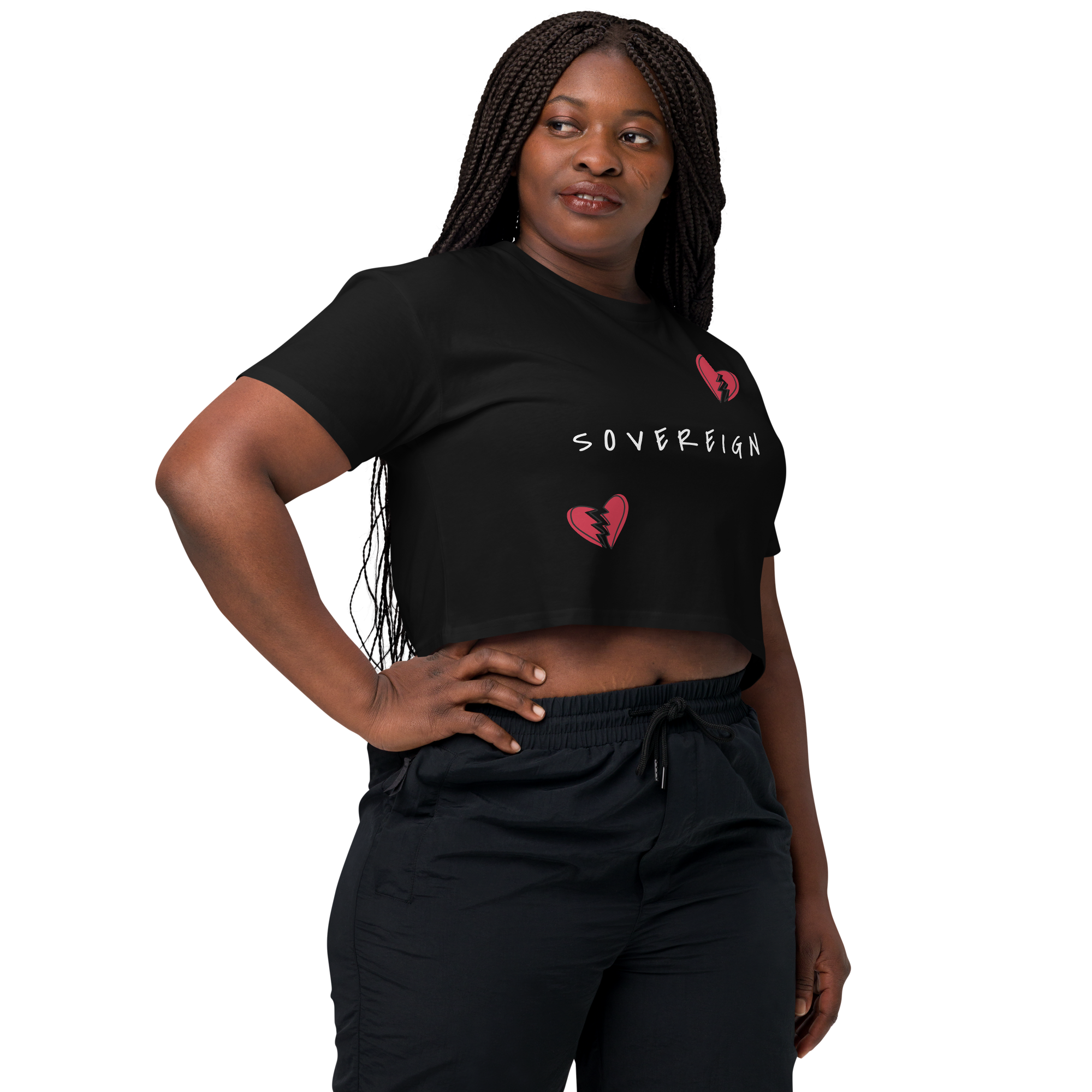 Sovereign "Heartbreak Season" Exclusive Women’s crop top