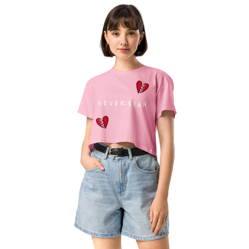 Sovereign "Heartbreak Season" Exclusive Women’s crop top