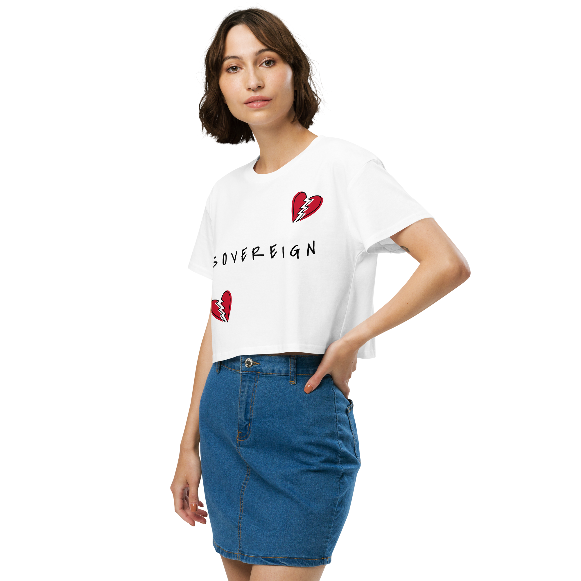 Sovereign "Heartbreak Season" Exclusive Women’s crop top